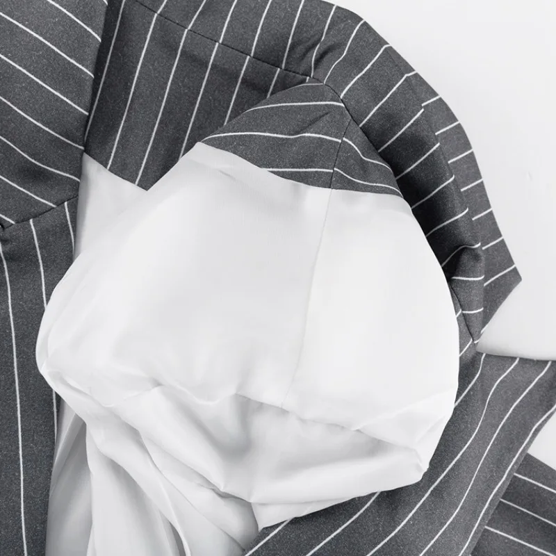 Ootddress High Waist Slim Skirt Sets For Women Luxury Loose Long Sleeve Coats Woman Temperament Blazer 2 Piece Sets Womens Outfits