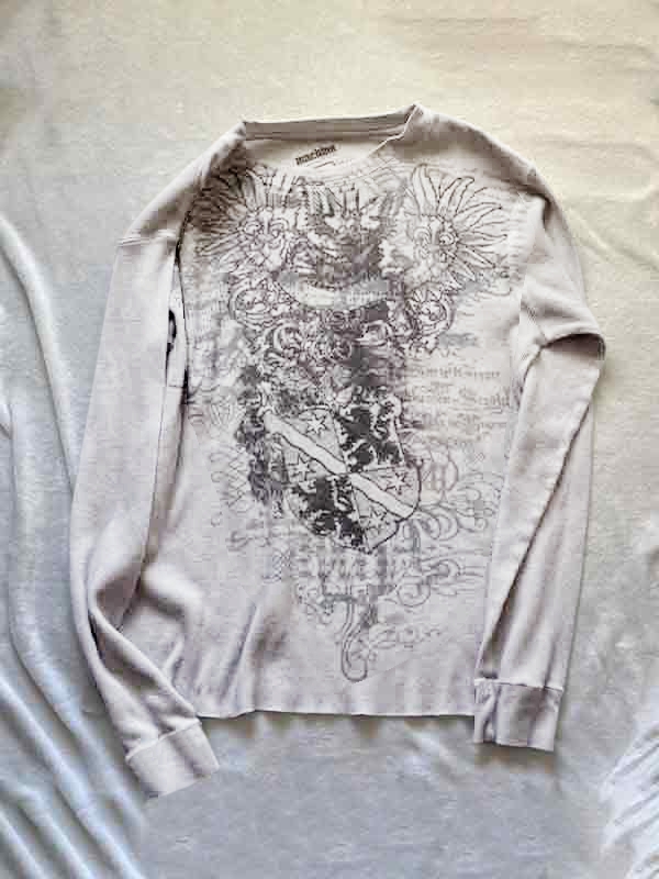 Vintage Print Long Sleeve Tee