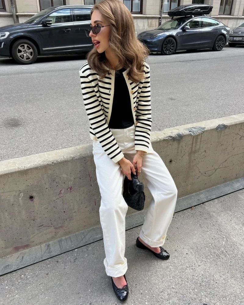 Ootddress Knitted Shorts 2 Piece Sets Womens Outfits Casual Loose Cardigan Sweater Woman Winter Street High Waist Short Suits Women