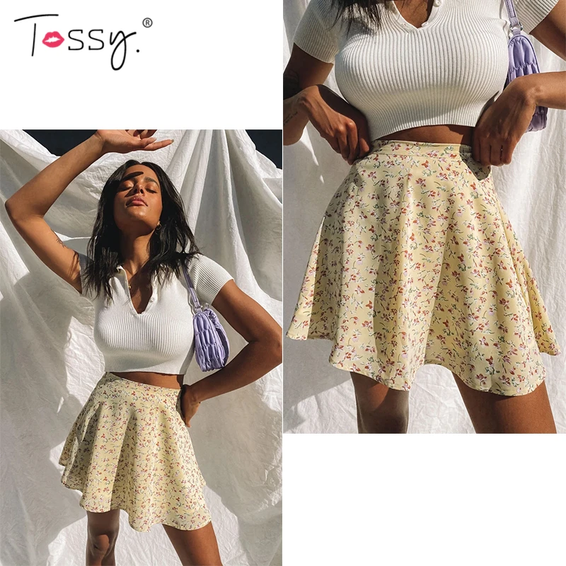 Ootddress Boho Floral Print Party Skirt Summer New High Waist Pleated Skirt Short Beach Sexy Frills Mini Skirts For Women 2025 24 Ootddress Boho Floral Print Party Skirt Summer New High Waist Pleated Skirt Short Beach Sexy Frills Mini Skirts For Women 2025
