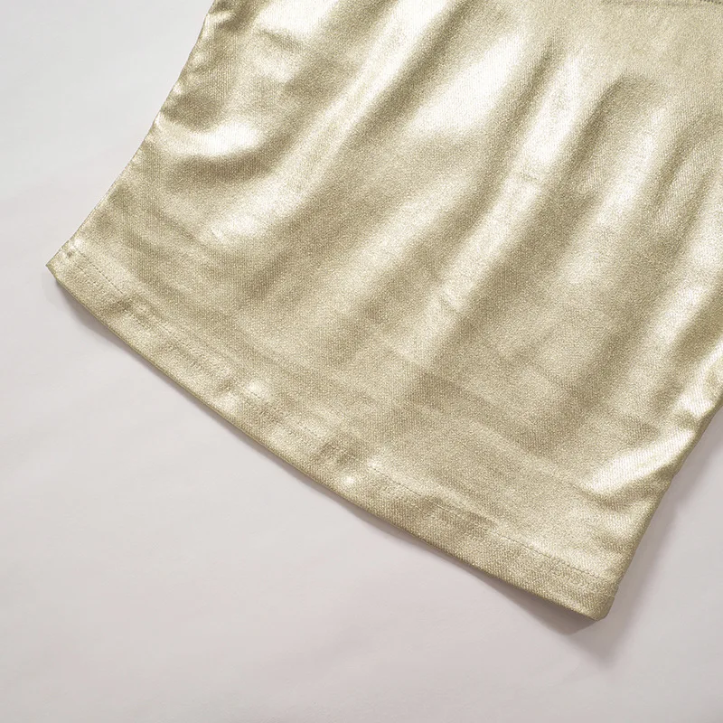 Ootddress Gold PU Crop Tops For Women 2025 Bodycon Backless Sexy Off Shoulder Tank Top Hot Girls Street Slim Party Tube Top Ladies 10 Ootddress Gold PU Crop Tops For Women 2025 Bodycon Backless Sexy Off Shoulder Tank Top Hot Girls Street Slim Party Tube Top Ladies
