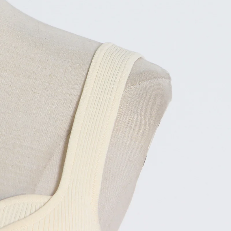 Ootddress Fishbone Waist Crocheted Knitted Crop Tops Women Vest Tee 2025 Summer Sexy Sleeveless Hollow Out Y2K Tops Corset Top