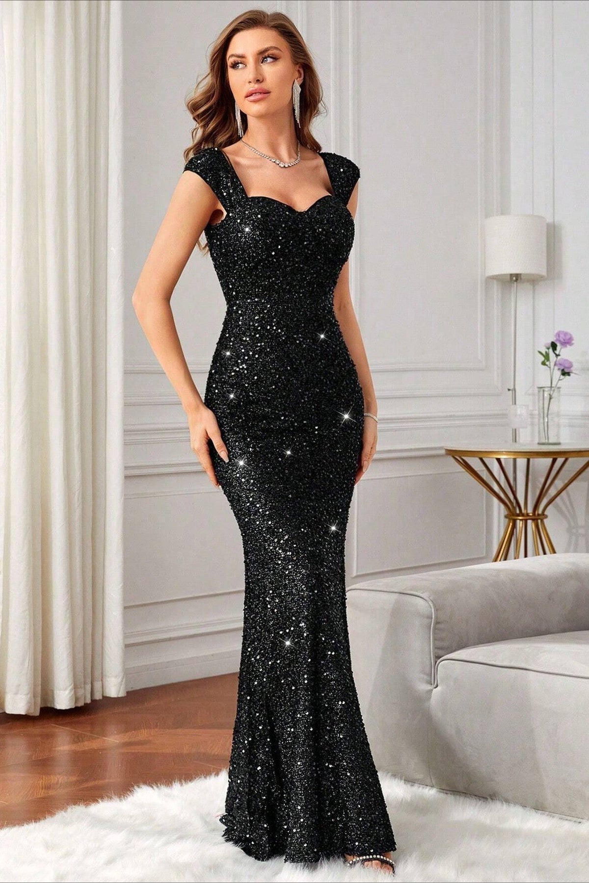 Empire Waist Slip Maxi Dress