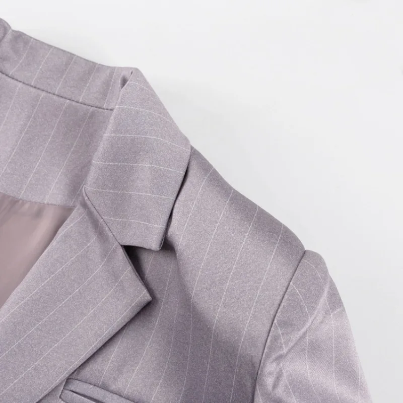 Ootddress Oversized Blazer Suits For Women Loose Slit High Waist Skirts Femme New Street Casual Blazers 2 Piece Sets Womens Outfits