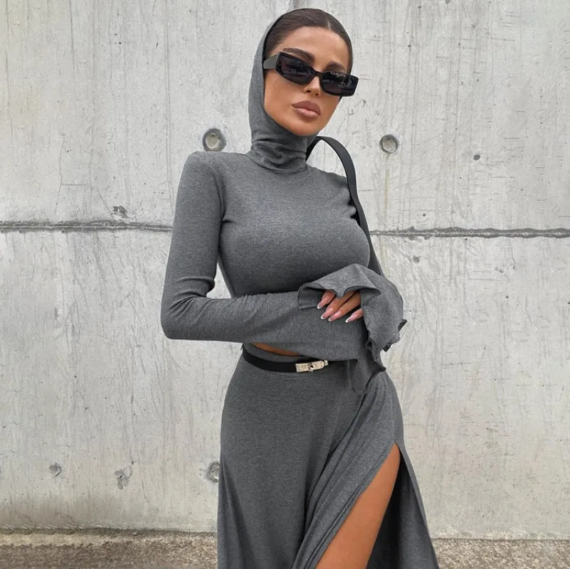 Ootddress Loose Side Slit Skirt Two Piece Sets Womens Outfits 2025 Women Dress Sets Short Long Sleeve Hoodies And Skirts Suit Femme 26 Ootddress Loose Side Slit Skirt Two Piece Sets Womens Outfits 2025 Women Dress Sets Short Long Sleeve Hoodies And Skirts Suit Femme