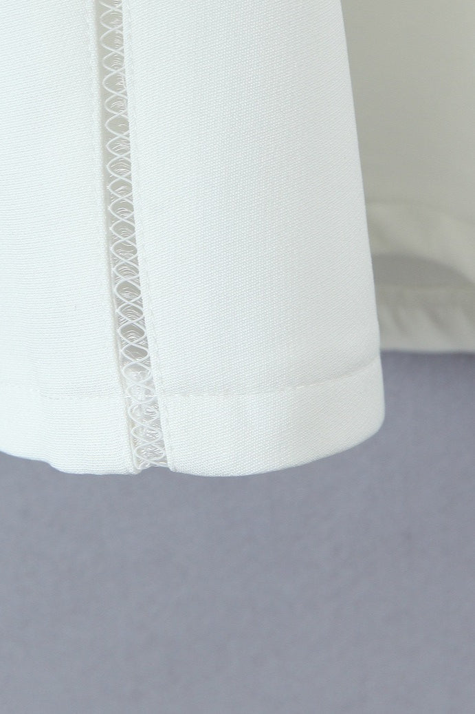 Halter Neck Square Neck Contrast Trim Fit and Flare Midi Dress