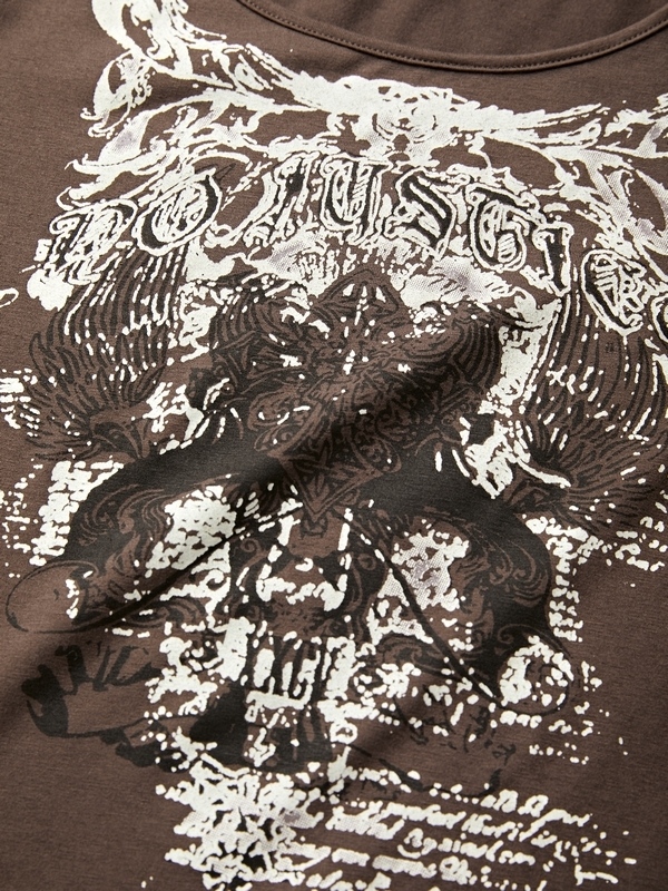 Justice Goth Punk Long Sleeve Tee