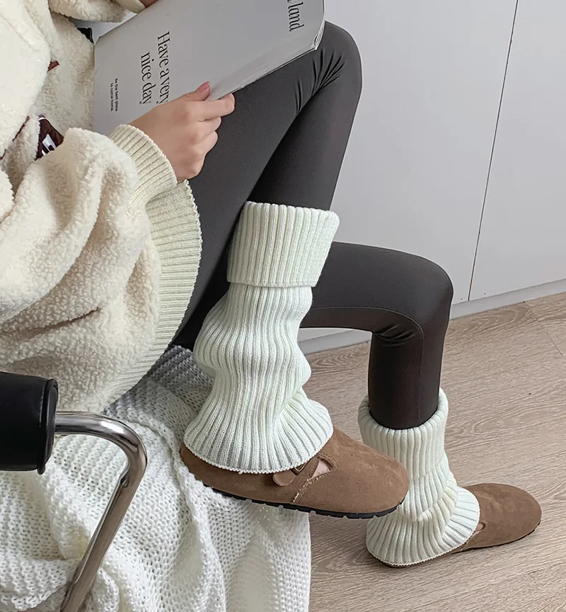 Ootddress Knitted Loose Socks For Women 2025 New Autumn Winter Warm Solid Leg Warmer Girl Korean Casual Lovely Knitwear Socks Woman 9 Ootddress Knitted Loose Socks For Women 2025 New Autumn Winter Warm Solid Leg Warmer Girl Korean Casual Lovely Knitwear Socks Woman