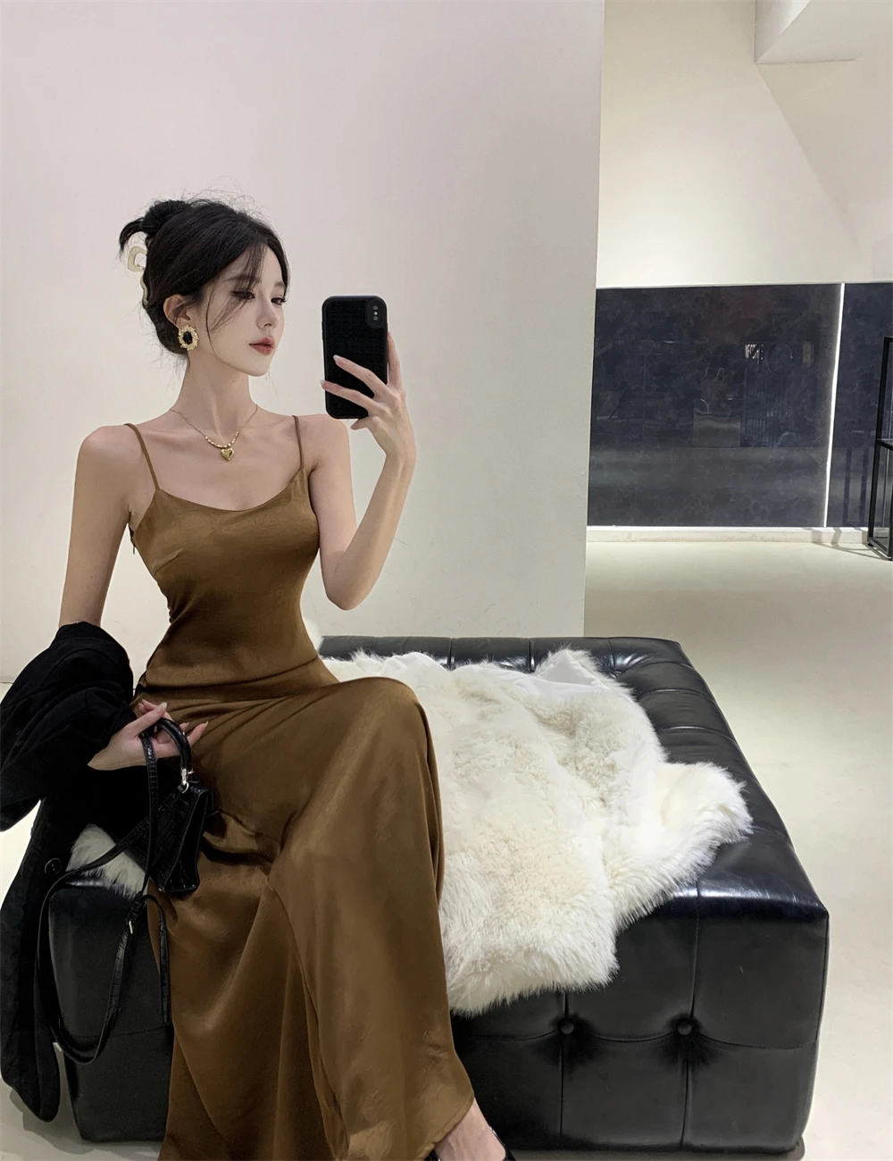 French Vintage Evening Party Dress Spaghetti Strap Long Dresses for Women Summer New Backless Slim Prom Robe Maxi Vestidos Mujer