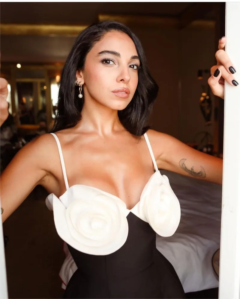 Ootddress Flower Sundress For Women Fashion Sleeveless Sexy Off Shoulder A-line Dresses Lady Party Elegant Evening Dress Female New