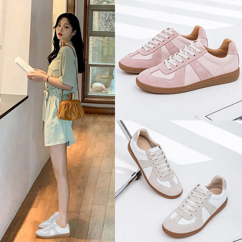 Woman's genuine leather casual sneakers in silver, featuring lace-up design and rubber outsole, perfect for everyday fashion and comfort-vestes novas