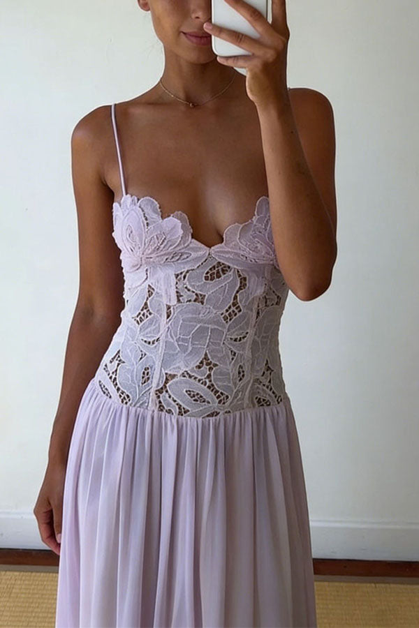 Amelie Lace Bustier Dress