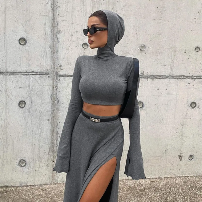 Ootddress Loose Side Slit Skirt Two Piece Sets Womens Outfits 2025 Women Dress Sets Short Long Sleeve Hoodies And Skirts Suit Femme 22 Ootddress Loose Side Slit Skirt Two Piece Sets Womens Outfits 2025 Women Dress Sets Short Long Sleeve Hoodies And Skirts Suit Femme