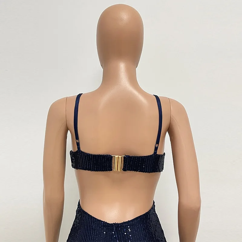 Sexy Hollow High Waist Slit Evening Dress Fashion Sequined Backless Sleeveless Elegant Party Dresses Solid Long Graduation Dress 96 Sexy Hollow High Waist Slit Evening Dress Fashion Sequined Backless Sleeveless Elegant Party Dresses Solid Long Graduation Dress