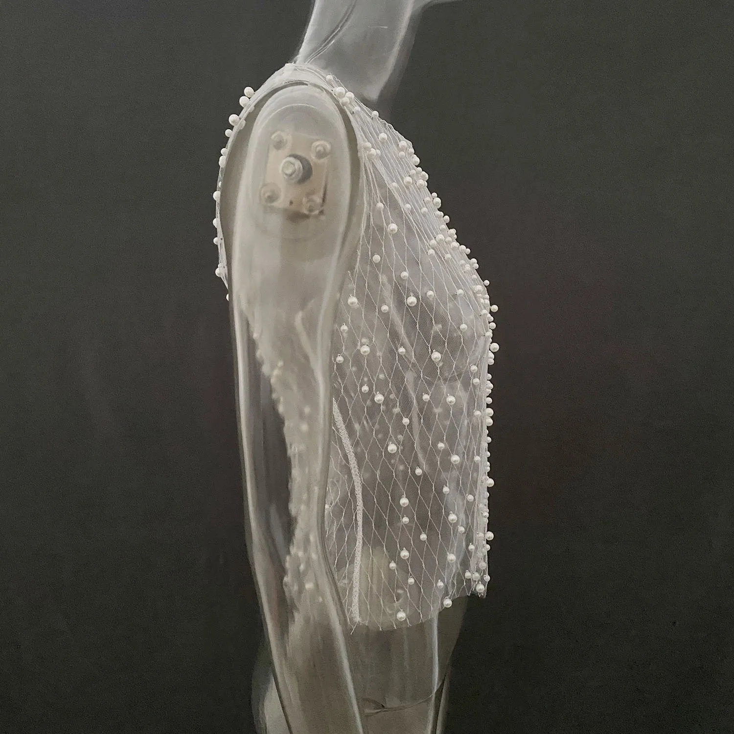 Ootddress Pearl Mesh See-Through Women Tank Top Sexy Sleeveless Round Neck Losse Summer Short T-shirt Female Y2K Fashion Vest 2025