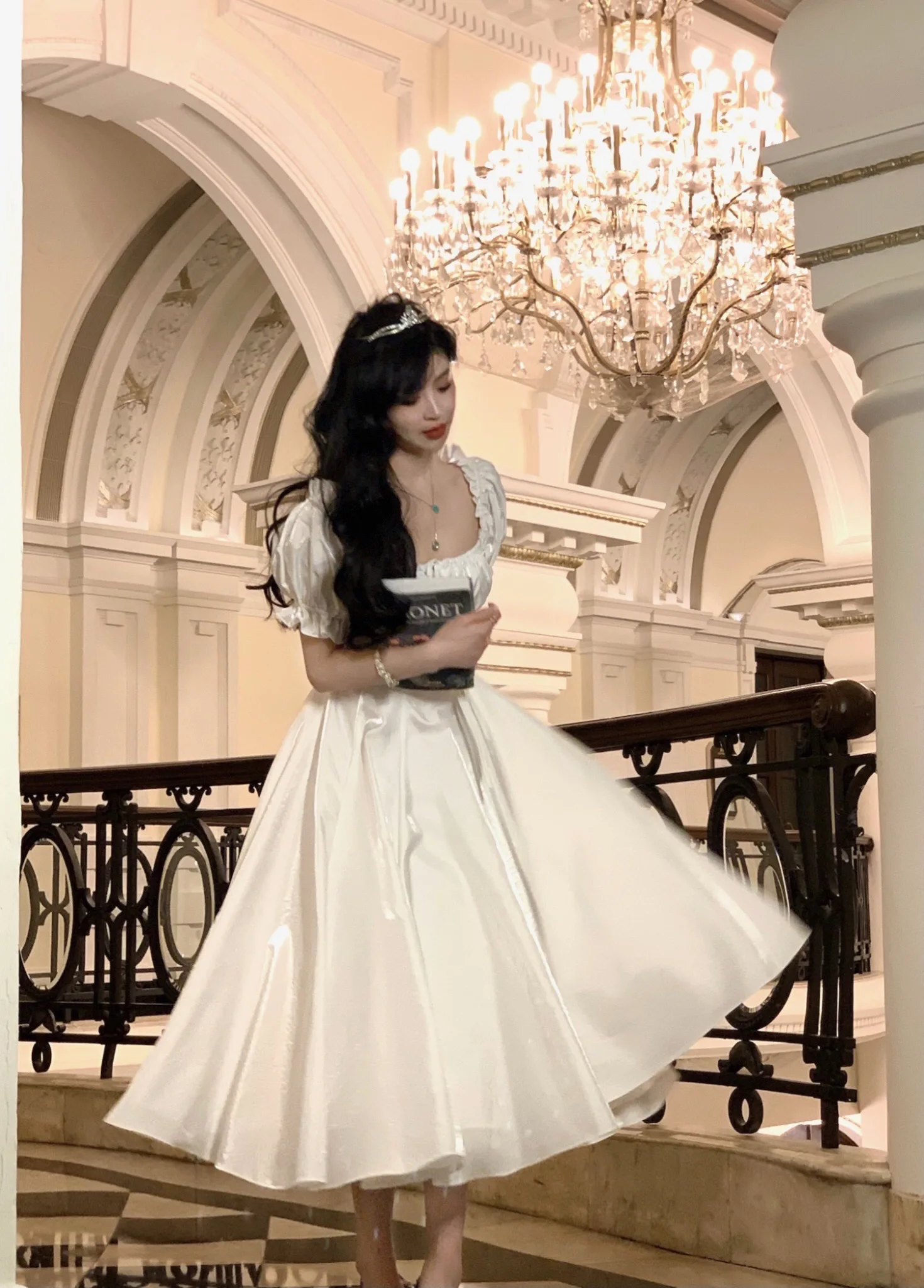 Elegant Evening Party Dress Women 2025 Spring Summer Prom Robe Vestidos Korean A-line Princess Romantic Graduation Dresses New