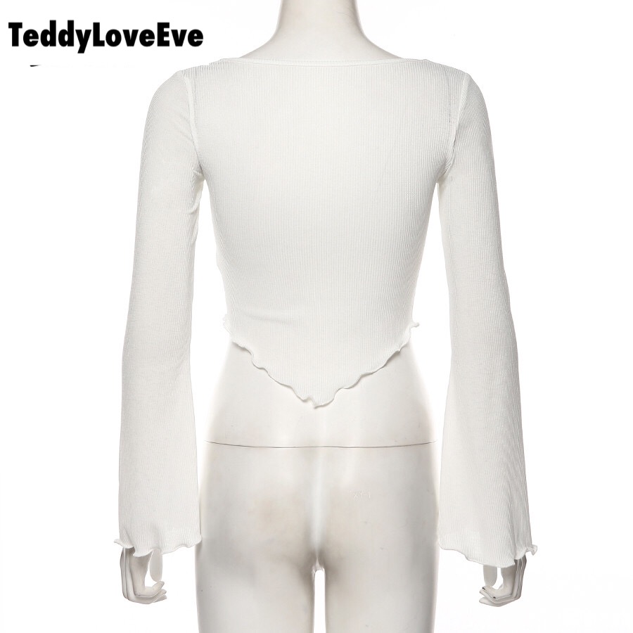 Cute Sexy Transparent See Through Crop Top Long Sleeve Shirt Tee T-shirt E-Girl Kawaii Korean Japanese Harajuku Chinese Retro Streetwear Aesthetic