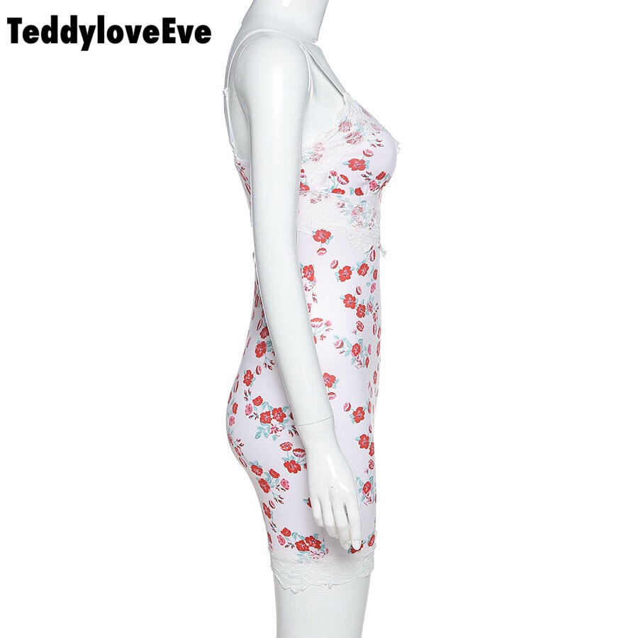 Cute Sexy Summer Boho Lace Graphic Lace Up Elegant Mini Bodycon Dress E-Girl Kawaii Korean Japanese Harajuku Chinese Retro Streetwear