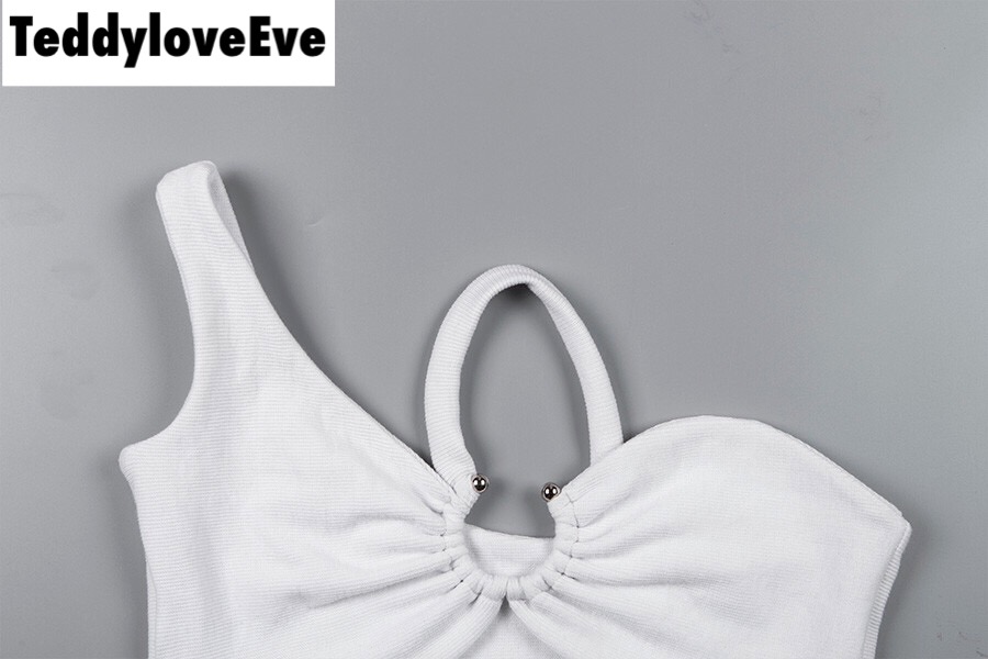 Cute Sexy Solid Color Metal Tube Strap Crop Top Camisole Shirt Tee T-shirt E-Girl Kawaii Korean Japanese Harajuku Chinese Retro Streetwear Aesthetic