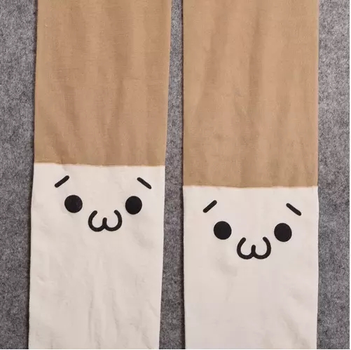 Cute Anime Emoji Emotion Icon Cosplay Costume Expression Pantyhose Stockings Aesthetic Casual E-Girl Kawaii Korean Japanese Harajuku