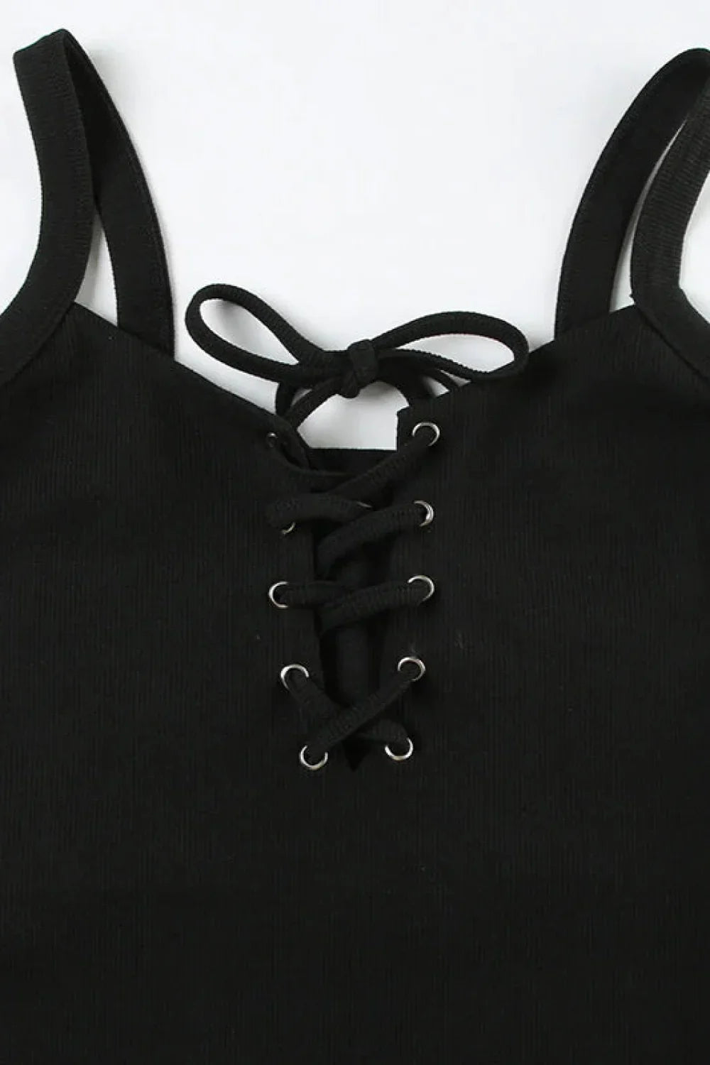 Black V-Neck Spaghetti Strap High Slit Waist Wrap Maxi Dress