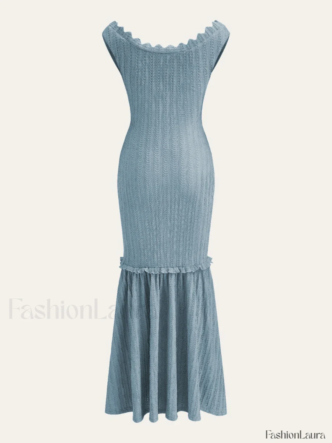 Off Shoulder Ruffle Detail Dress