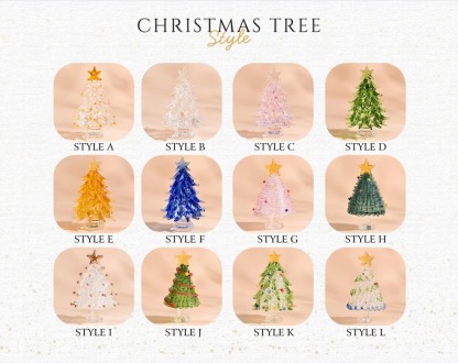 Handmade Stained Glass Christmas Tree Personalized Glass Christmas Decor FHC51143