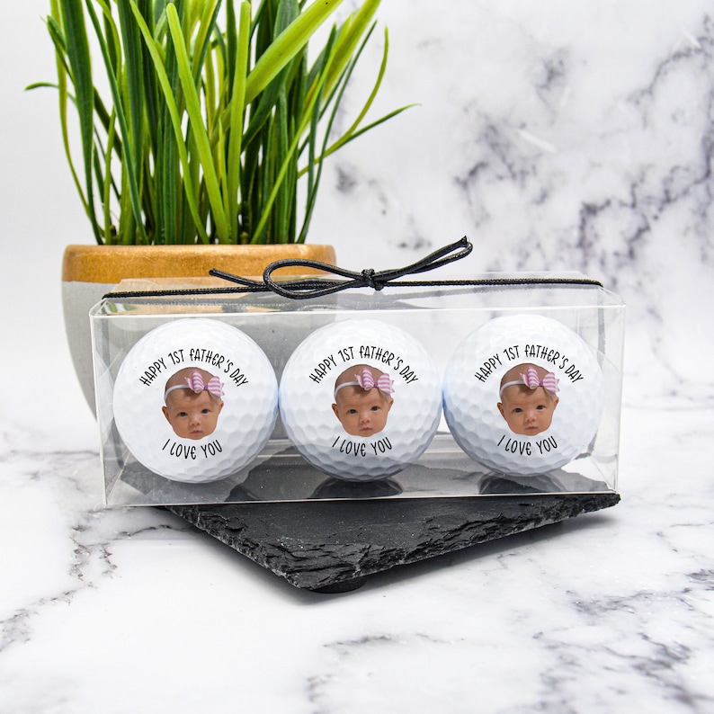 Custom Golf Balls Dad Golf Ball First Fathers Day Golf Balls Fathers Day Gifts