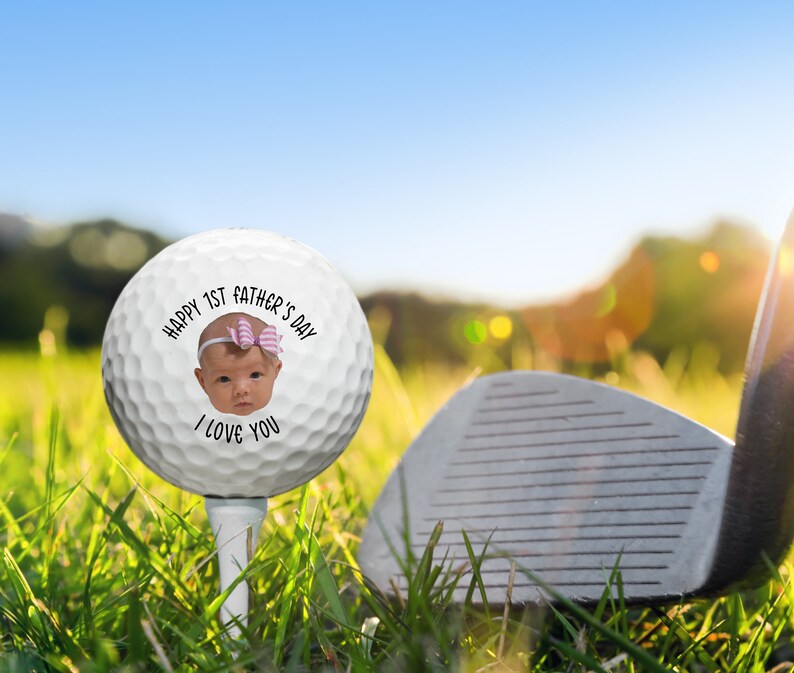 Custom Golf Balls Dad Golf Ball First Fathers Day Golf Balls Fathers Day Gifts