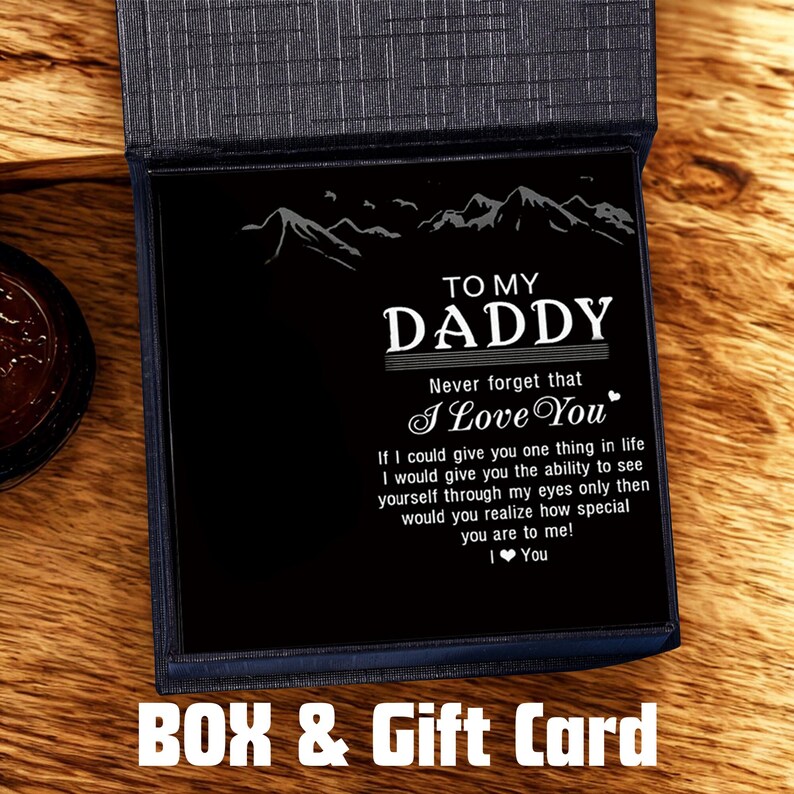 The Moment You Became My Daddy-Personalised Photo Keyring With New Born Baby Photo Gift
