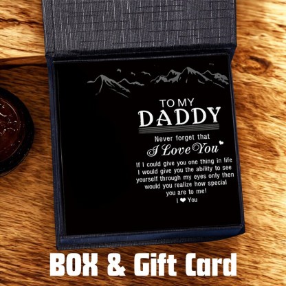 The Moment You Became My Daddy-Personalised Photo Keyring With New Born Baby Photo Gift