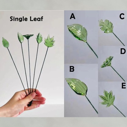 Custom Grandma's Garden Birth Flower Vase With Grandchildren Name For Mother's Day Gift(With Glass Flowers) FHC51044