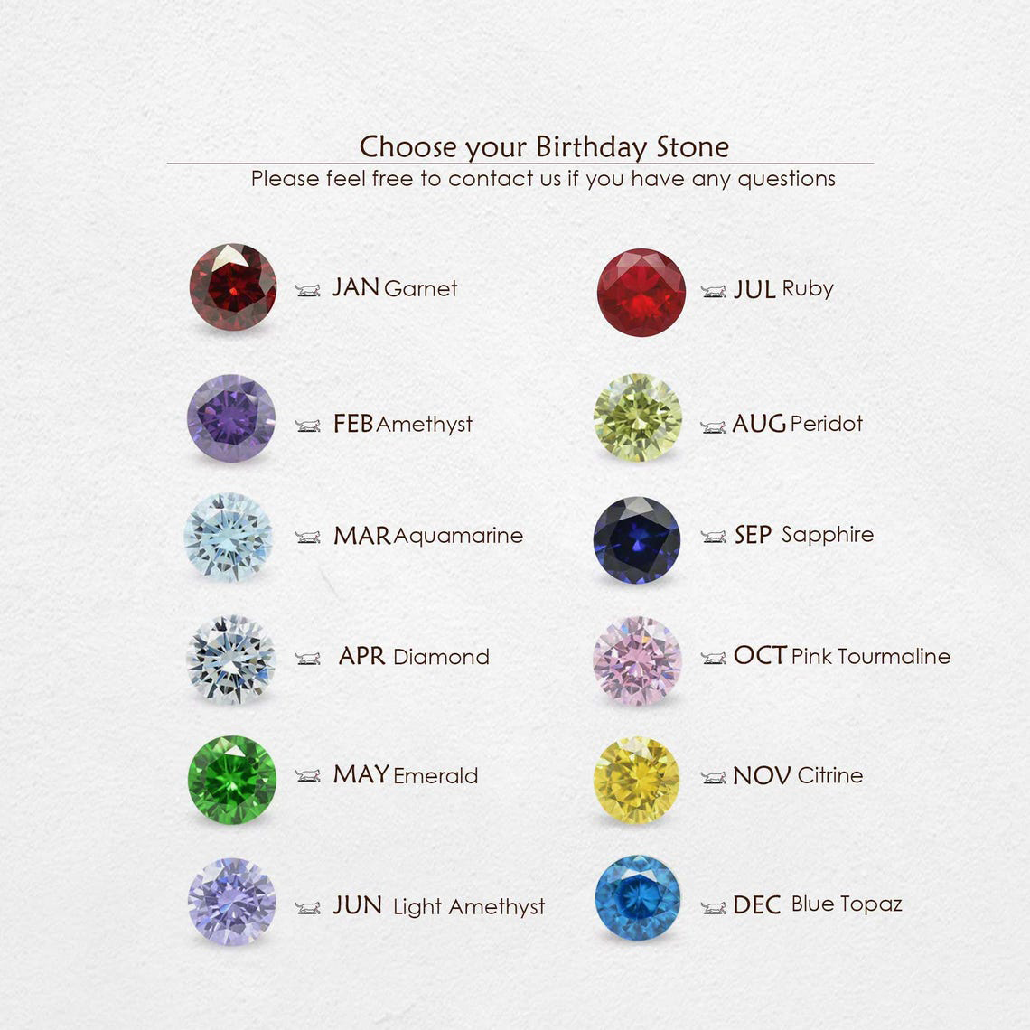 Custom Heart Birthstone Necklace Gift for Mom Mothers Day Gift for Her