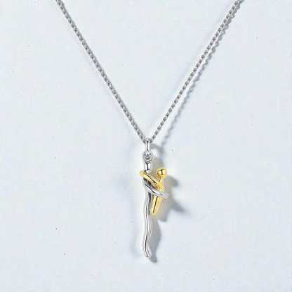 Hug Necklace – Mom & Child Pendant Love Hug Embrace Necklace Gift for Mom