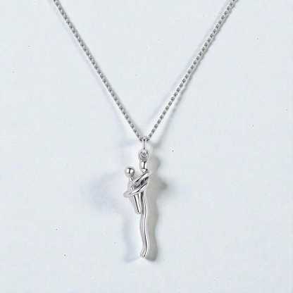 Hug Necklace – Mom & Child Pendant Love Hug Embrace Necklace Gift for Mom
