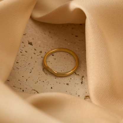 Personalized Birthflower Ring – Dainty Stacking Floral Ring Mother’s Day Gift