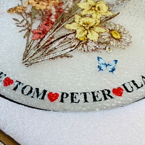 ersonalized Mom's Garden Birth Flower Stained Glass Suncatcher Mother's Day Gift FHC51063