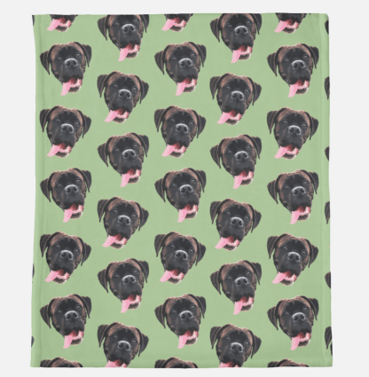 Custom Pet Fleece Blanket