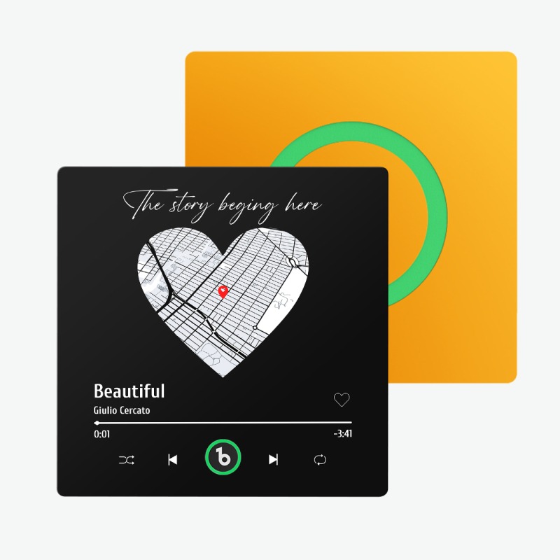 Custom Music Fridge Magnet New 4.0 Upgrade Music Wall Photo Sticker That Plays Music Without Cell Phone Multiple Styles Couple Gifts FHC51128