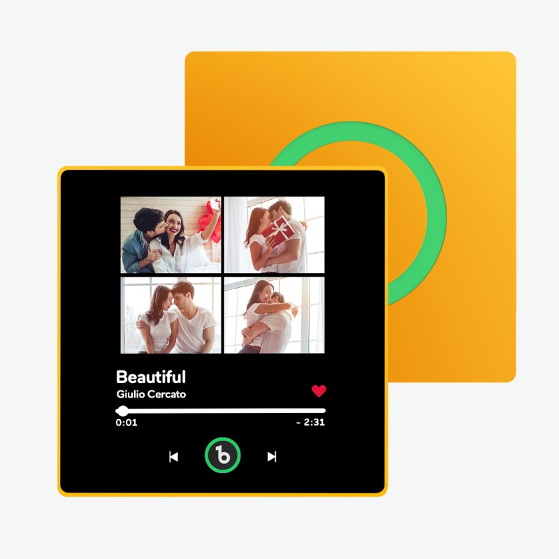 Custom Music Fridge Magnet New 4.0 Upgrade Music Wall Photo Sticker That Plays Music Without Cell Phone Multiple Styles Couple Gifts FHC51128