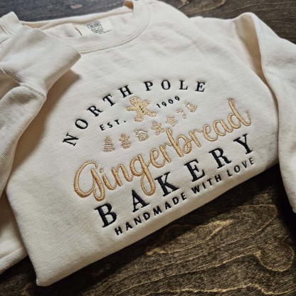 Christmas GINGERBREAD BAKERY Crewneck Sweatshirts Christmas Sweater HCMD0362