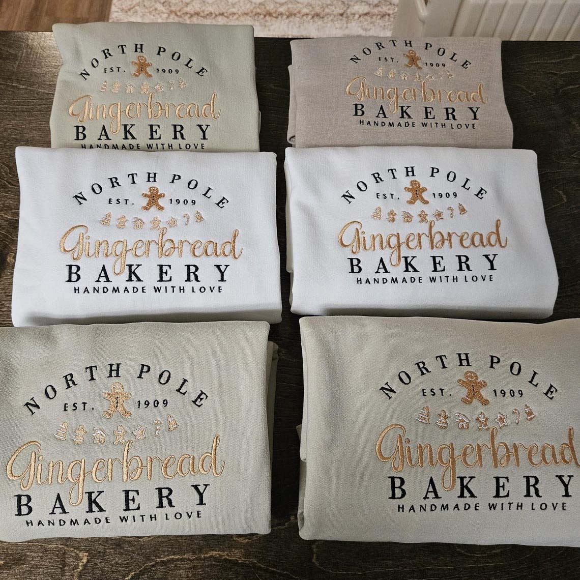 Christmas GINGERBREAD BAKERY Crewneck Sweatshirts Christmas Sweater HCMD0362