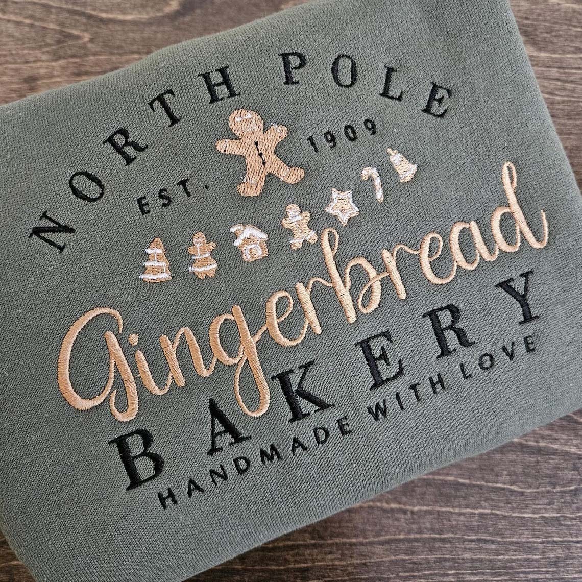 Christmas GINGERBREAD BAKERY Crewneck Sweatshirts Christmas Sweater HCMD0362