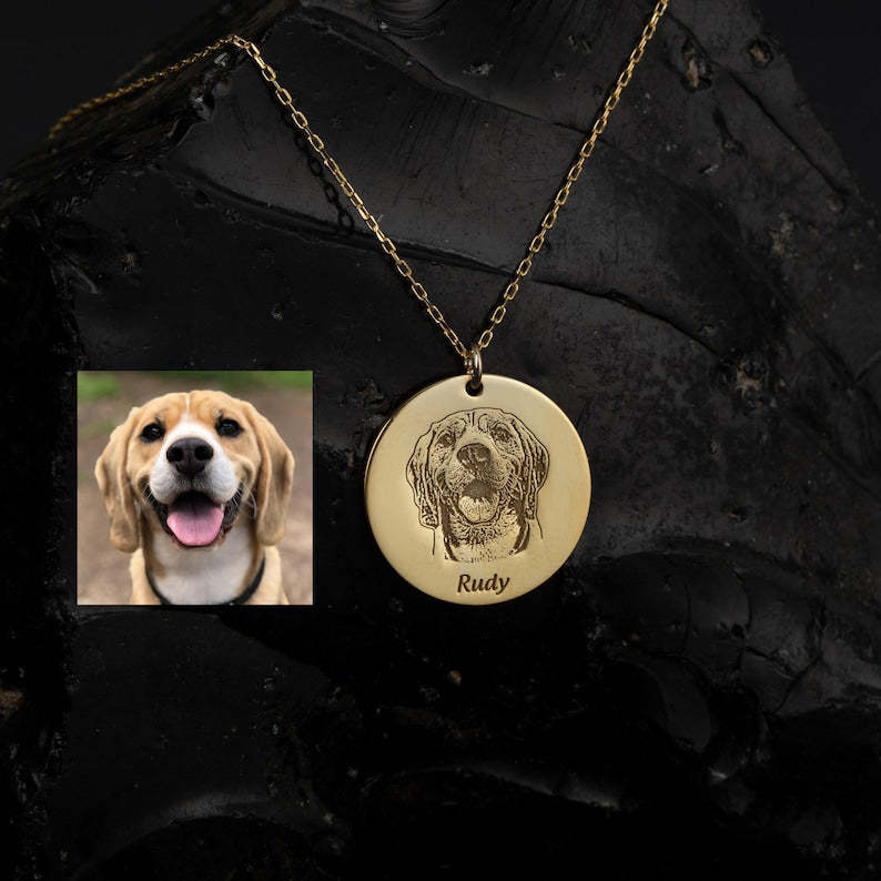 Personalized Pet Jewelry for Dog Mom Pet Memorial Jewelry