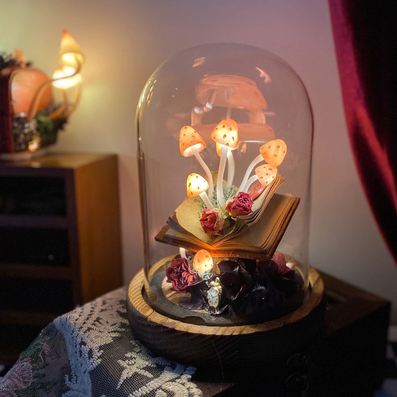 Vintage Mushroom Lamp Creative Gift Glowing Night Lamp FHC51121