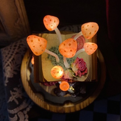 Vintage Mushroom Lamp Creative Gift Glowing Night Lamp FHC51121