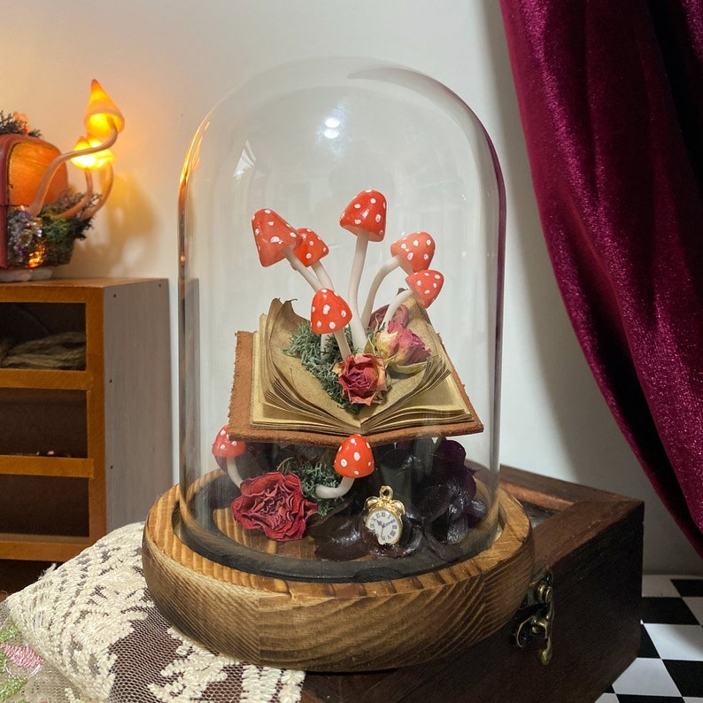 Vintage Mushroom Lamp Creative Gift Glowing Night Lamp FHC51121