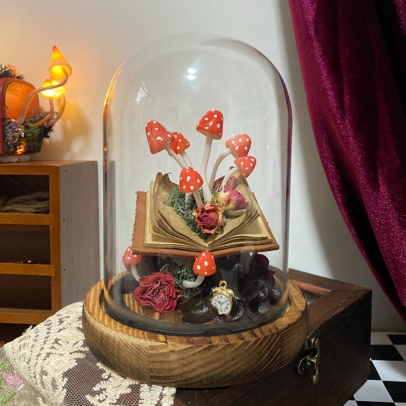 Vintage Mushroom Lamp Creative Gift Glowing Night Lamp FHC51121