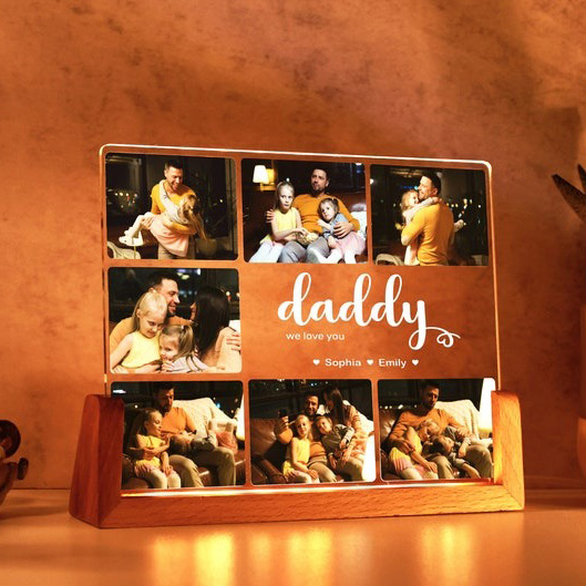 Personalized Photo Collage Fathers Day Photo Collage Father's Day Gift