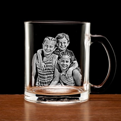Engrave Your Favorite Photo on Whiskey Glass Custom Father's Day Gift for Dad FHC51109